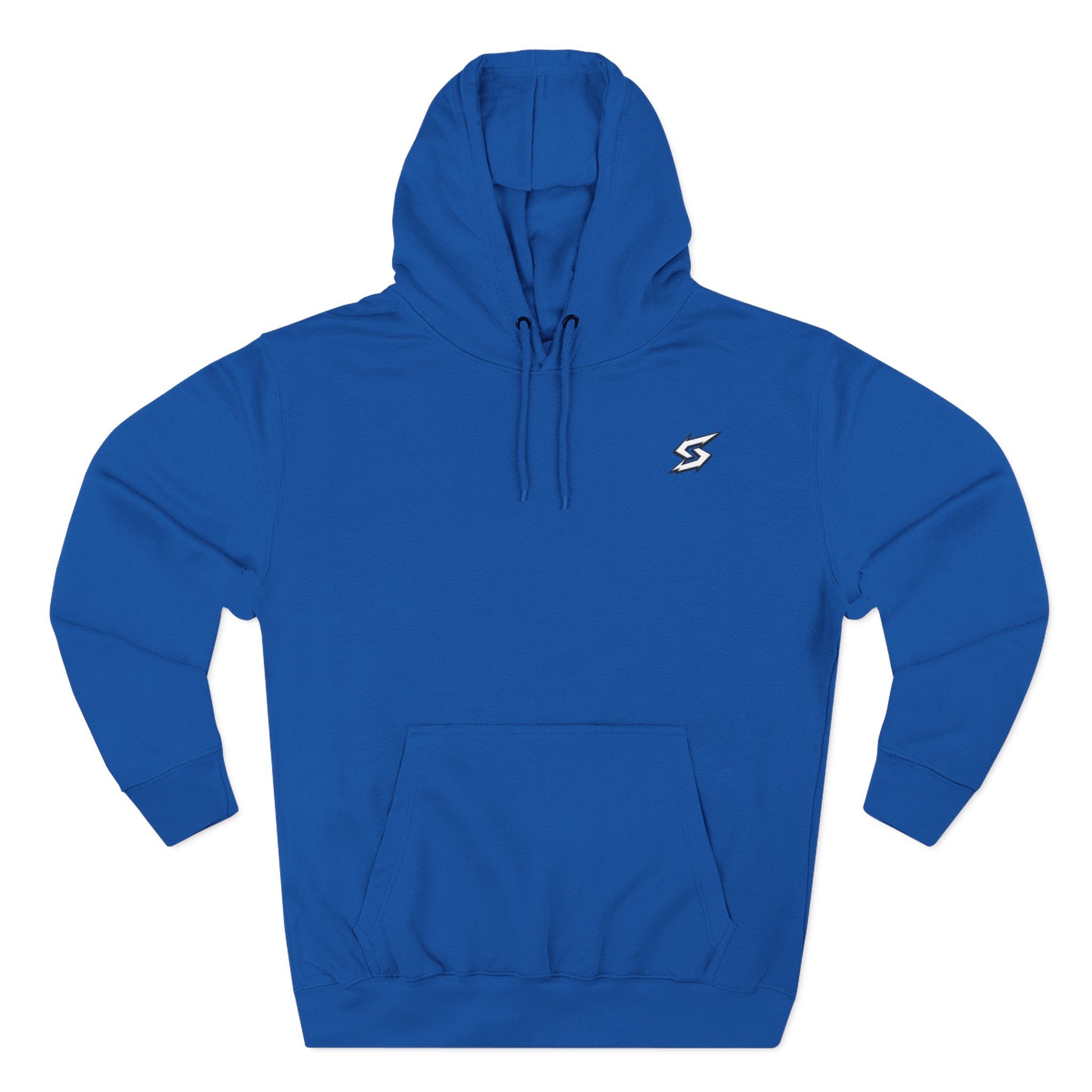 Eye Graphic Hoodie — Dripping Sketch Eye Back Print Fleece Hoodie