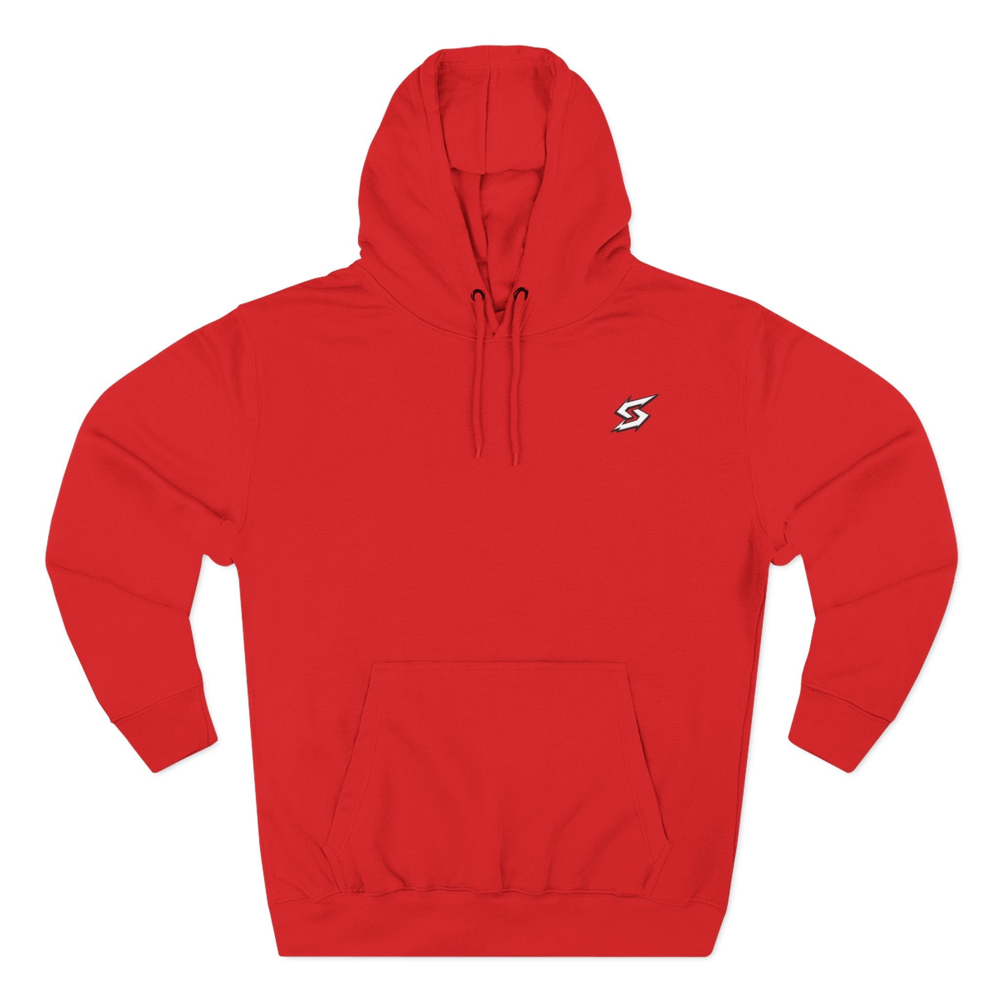 Eye Graphic Hoodie — Dripping Sketch Eye Back Print Fleece Hoodie