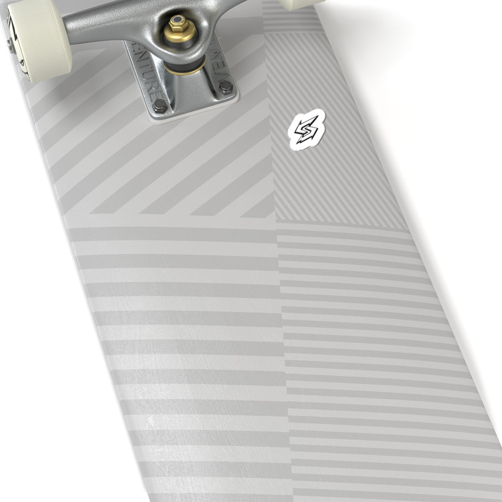 Minimal Monogram Sticker — Small Lightning S Vinyl Kiss-Cut Sticker