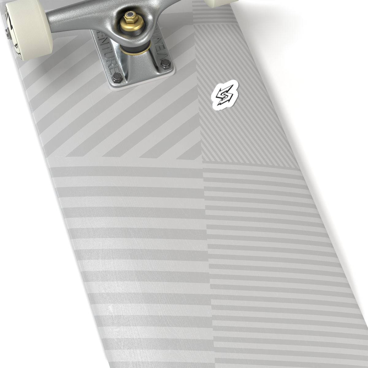 Minimal Monogram Sticker — Small Lightning S Vinyl Kiss-Cut Sticker