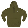 Eye Graphic Hoodie — Dripping Sketch Eye Back Print Fleece Hoodie
