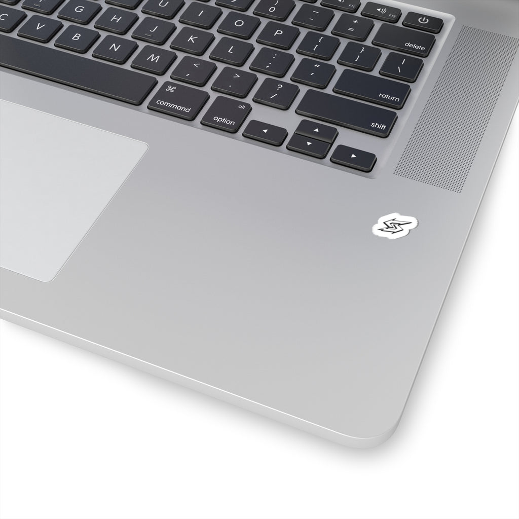 Minimal Monogram Sticker — Small Lightning S Vinyl Kiss-Cut Sticker
