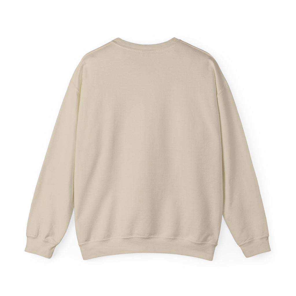 Minimal Lightning Crewneck Sweatshirt — Small Chest Bolt Design