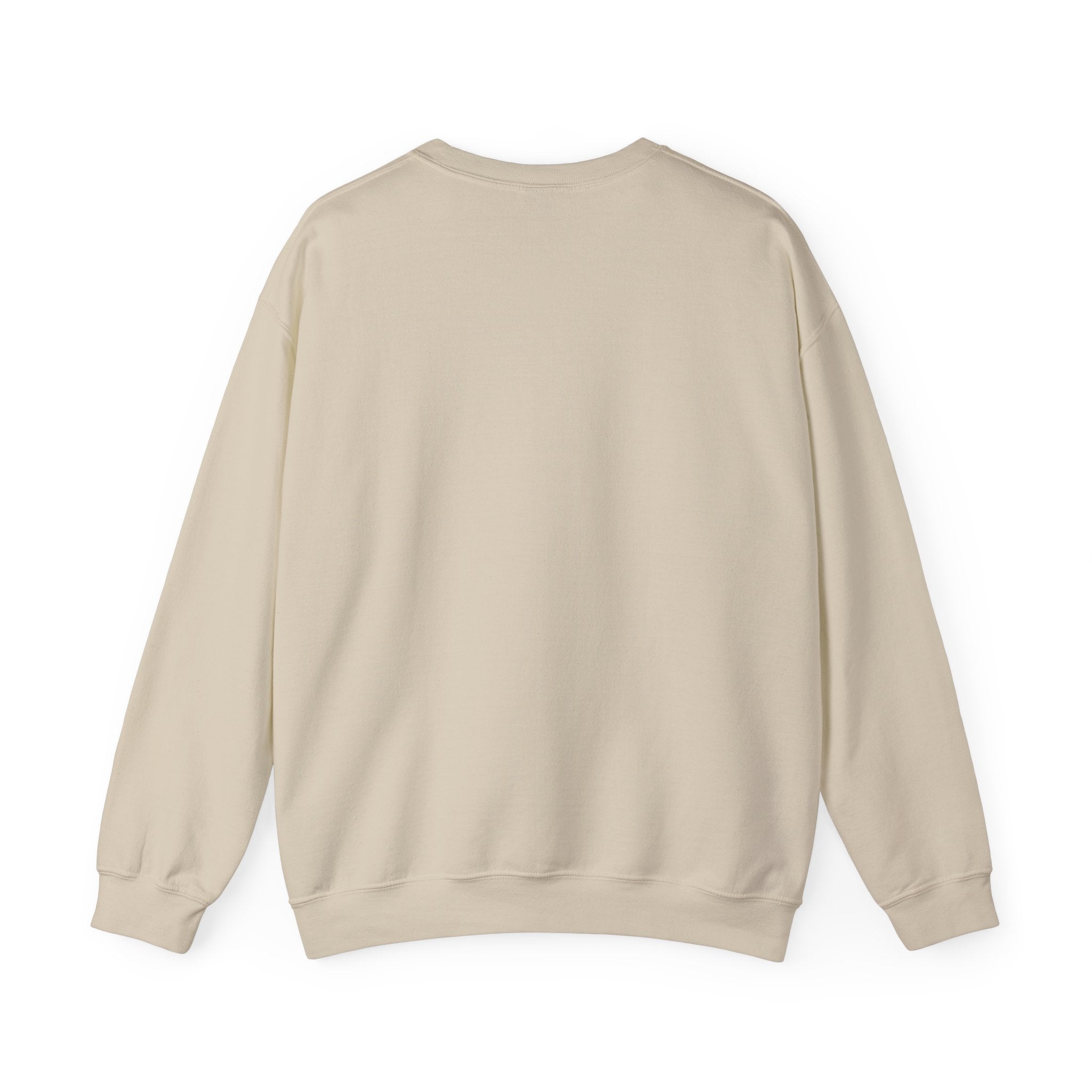 Minimal Lightning Crewneck Sweatshirt — Small Chest Bolt Design