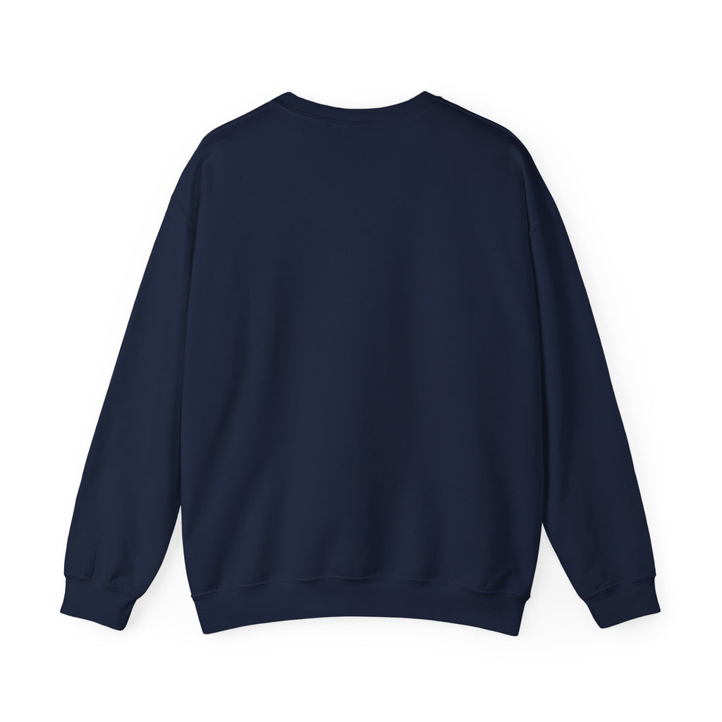 Minimal Lightning Crewneck Sweatshirt — Small Chest Bolt Design