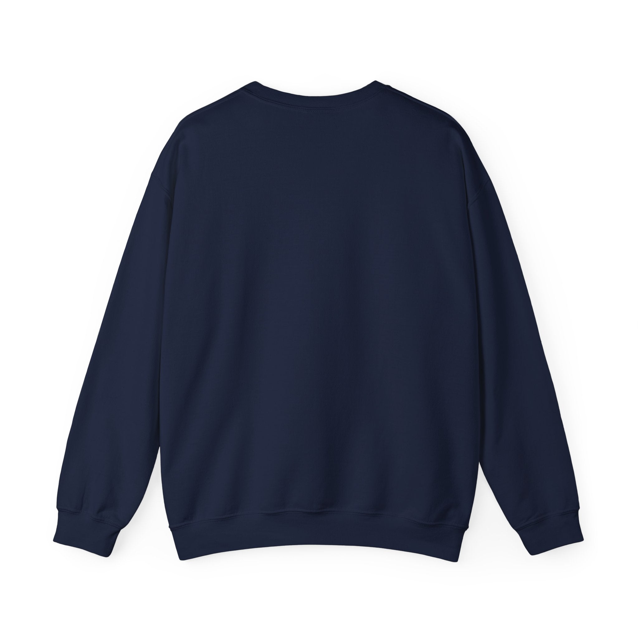Minimal Lightning Crewneck Sweatshirt — Small Chest Bolt Design