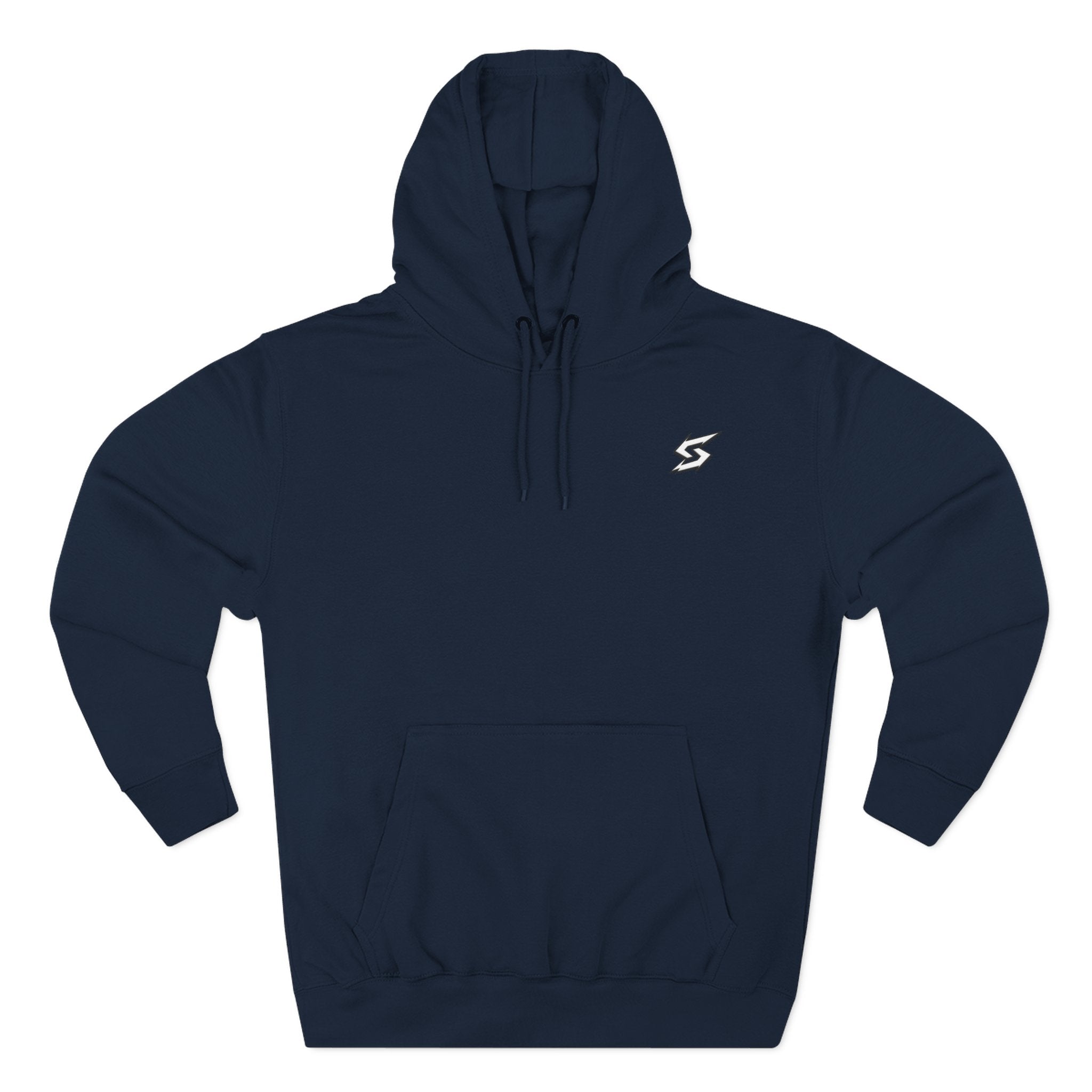Eye Graphic Hoodie — Dripping Sketch Eye Back Print Fleece Hoodie