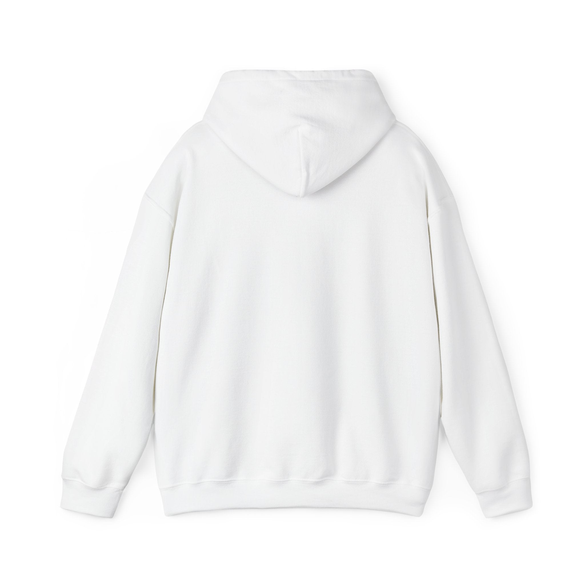 Minimal Lightning Bolt Hoodie — Small Chest Graphic, Clean White Pullover