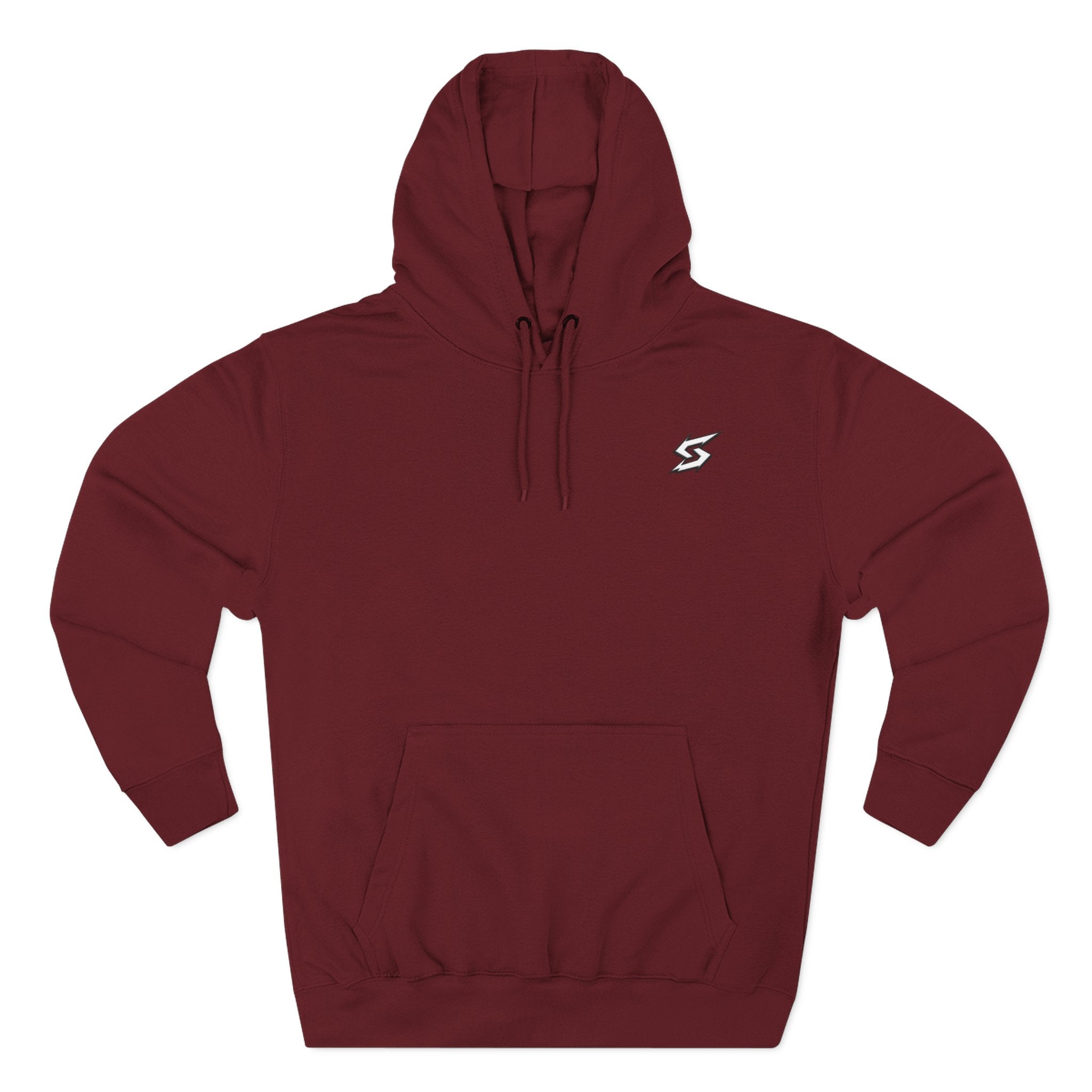 Eye Graphic Hoodie — Dripping Sketch Eye Back Print Fleece Hoodie