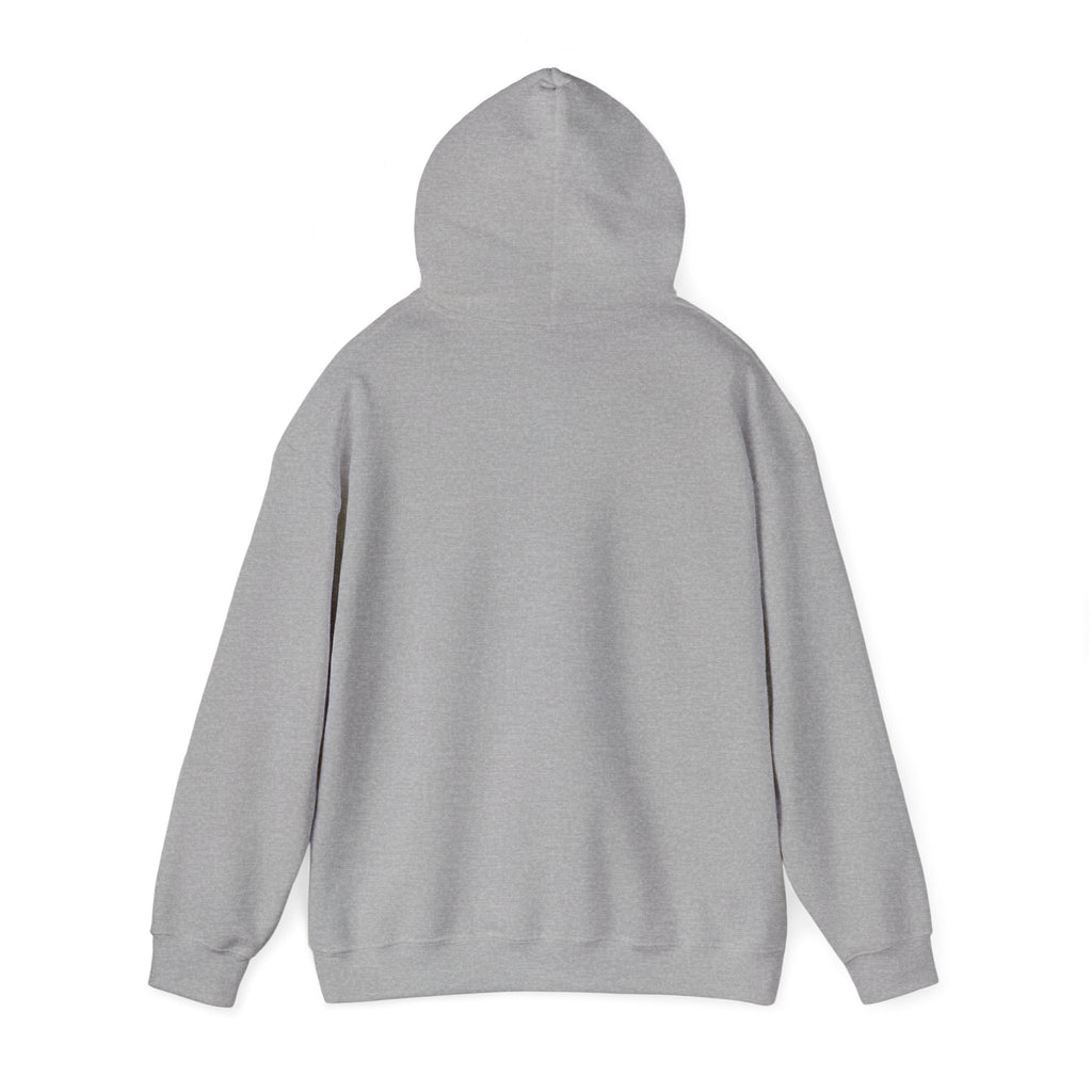 Minimal Lightning Bolt Hoodie — Small Chest Graphic, Clean White Pullover