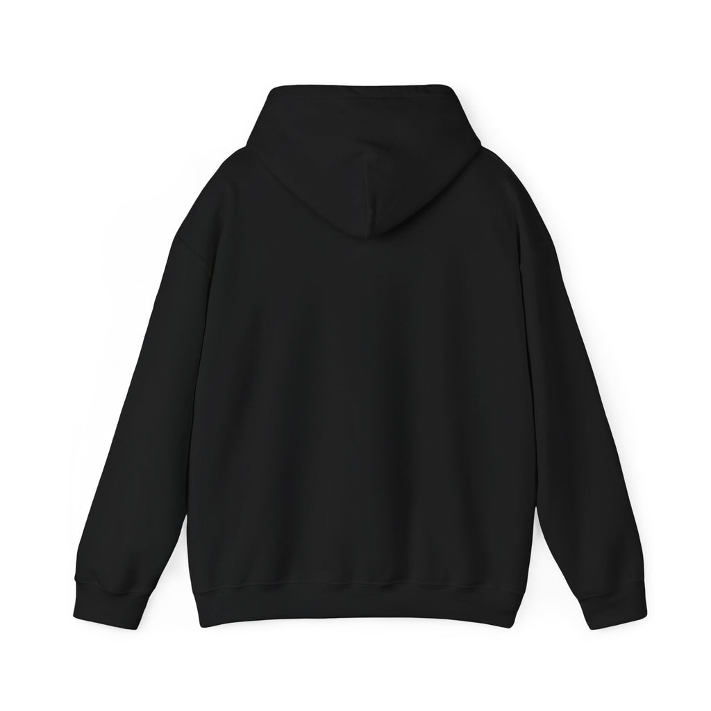 Minimal Lightning Bolt Hoodie — Small Chest Graphic, Clean White Pullover