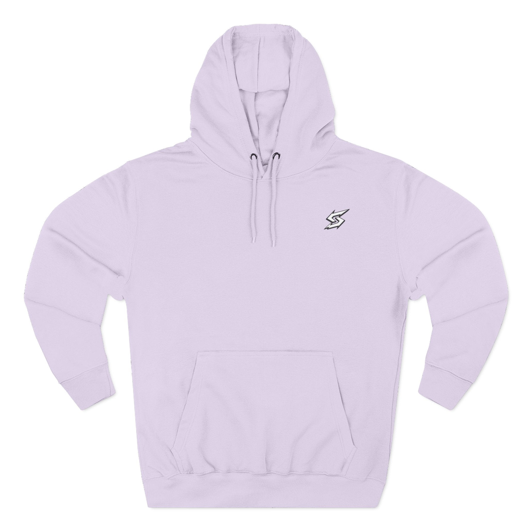 Eye Graphic Hoodie — Dripping Sketch Eye Back Print Fleece Hoodie