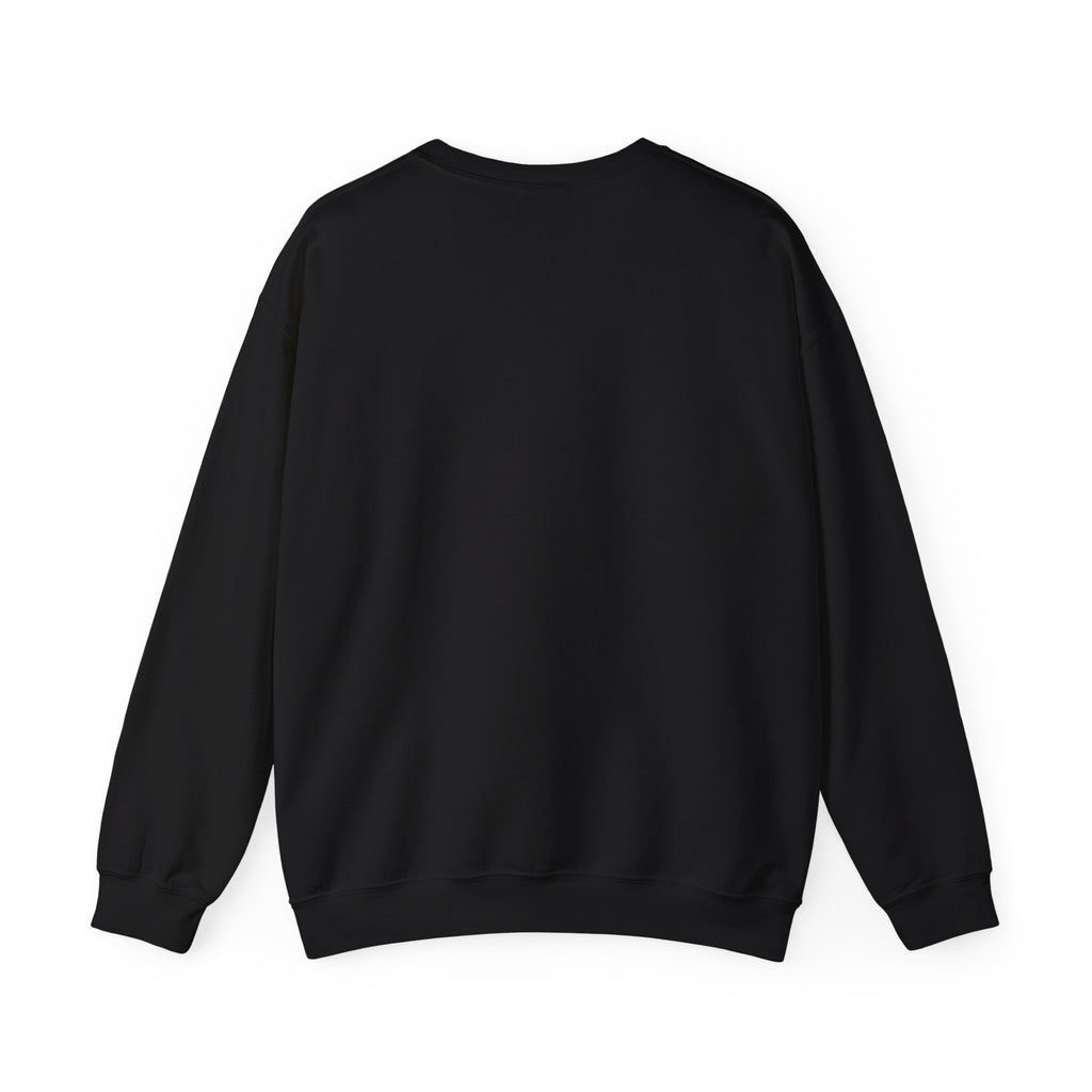 Minimal Lightning Crewneck Sweatshirt — Small Chest Bolt Design
