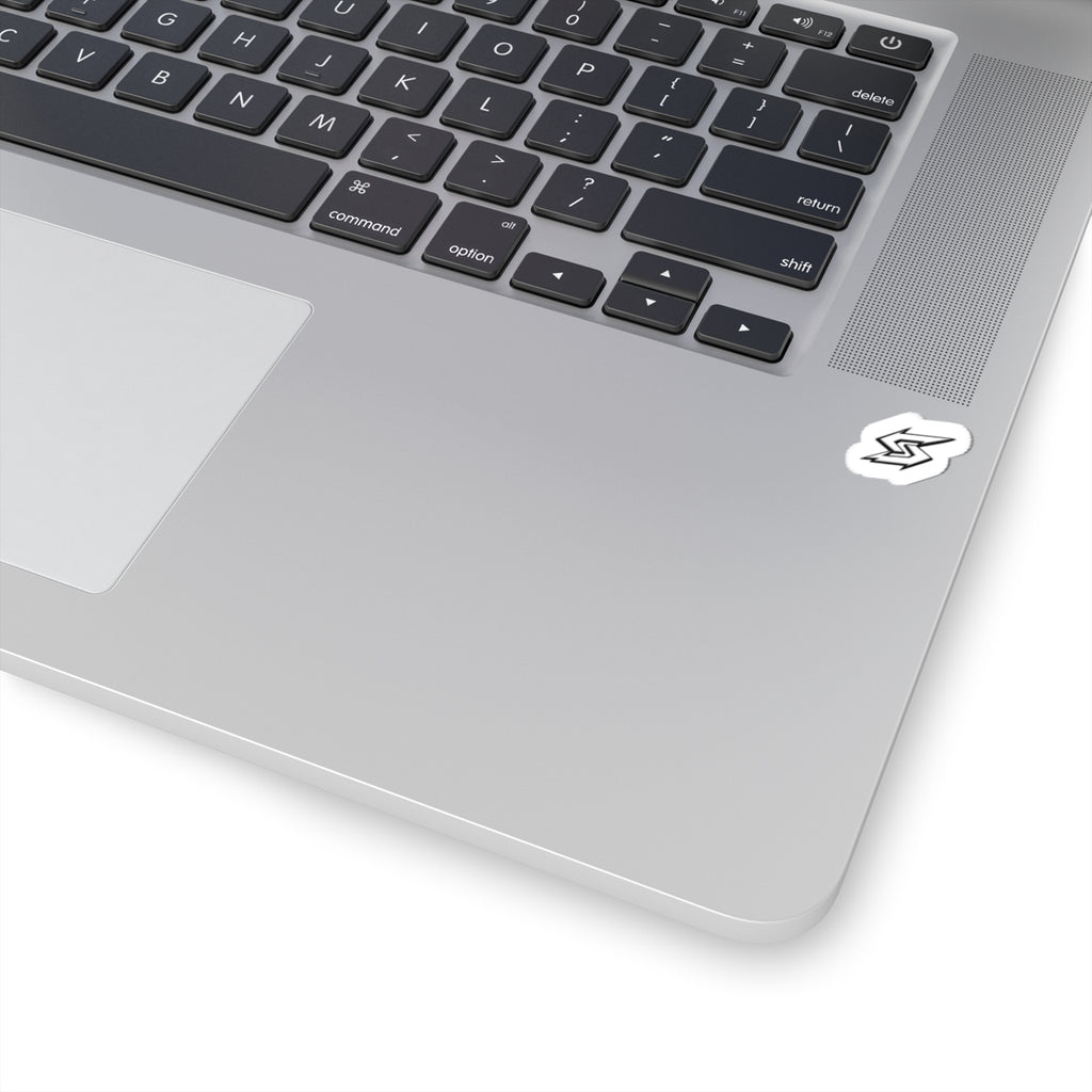 Minimal Monogram Sticker — Small Lightning S Vinyl Kiss-Cut Sticker